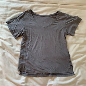 Lululemon Grey V-Neck